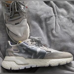 adidas - Men's 3M x Nite Jogger Sneaker White - Size 10